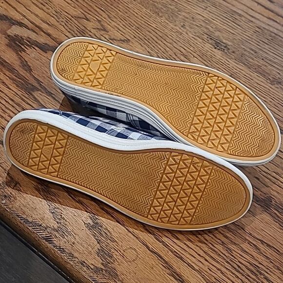 Massimo sz 8 navy/white checked Sneakers - Picture 5 of 6